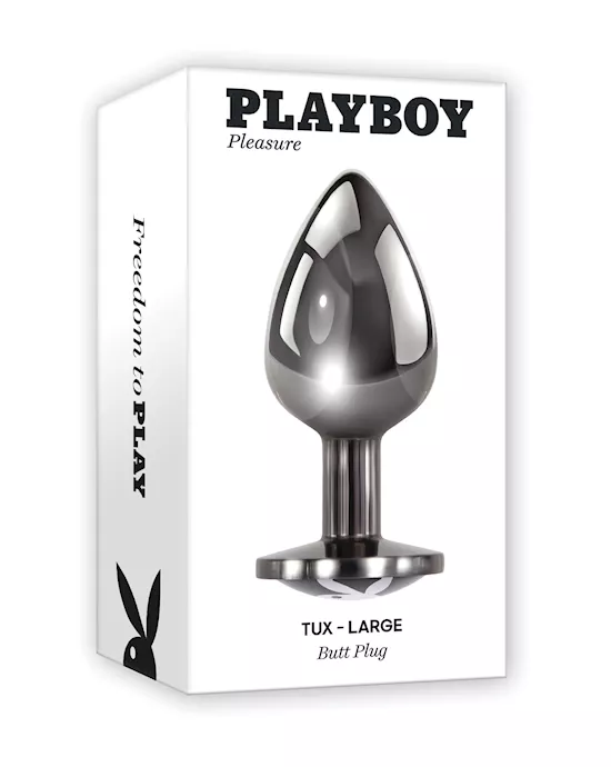 Playboy Pleasure Tux Butt Plug - Large