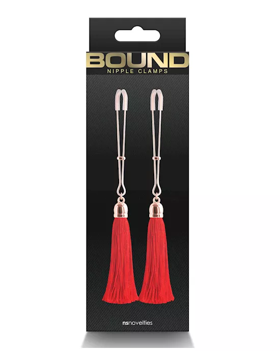 Bound T1 Nipple Clamps - Red