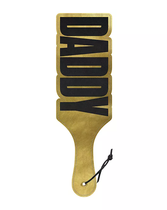 Wood Rocket Daddy Paddle - Black/Gold