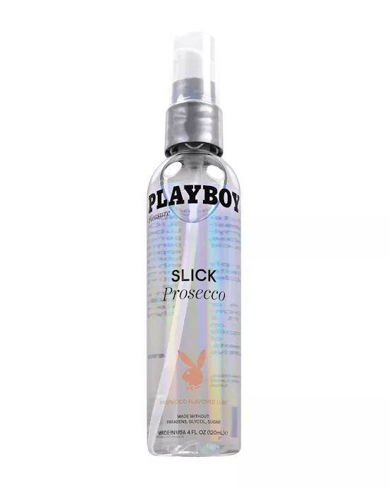 Playboy Pleasure Slick Lubricant -  4 oz Prosecco