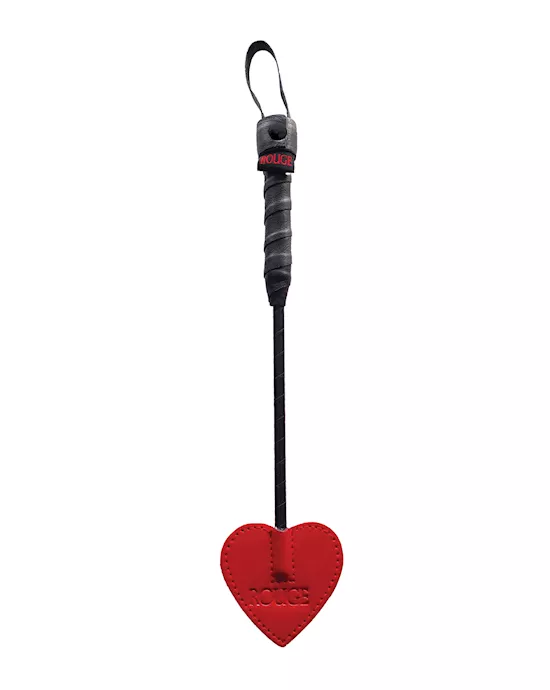 Rouge Mini Leather Spade Paddle - Red
