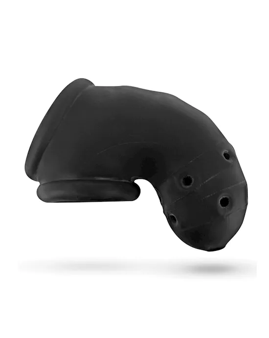 Oxballs Airlock Air-Lite Vented Chastity - Black Ice