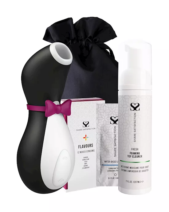 Free Satisfyer Penguin - Essentials Bundle