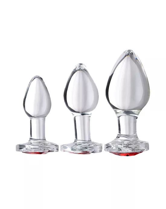 Love Heart Butt Plug Set