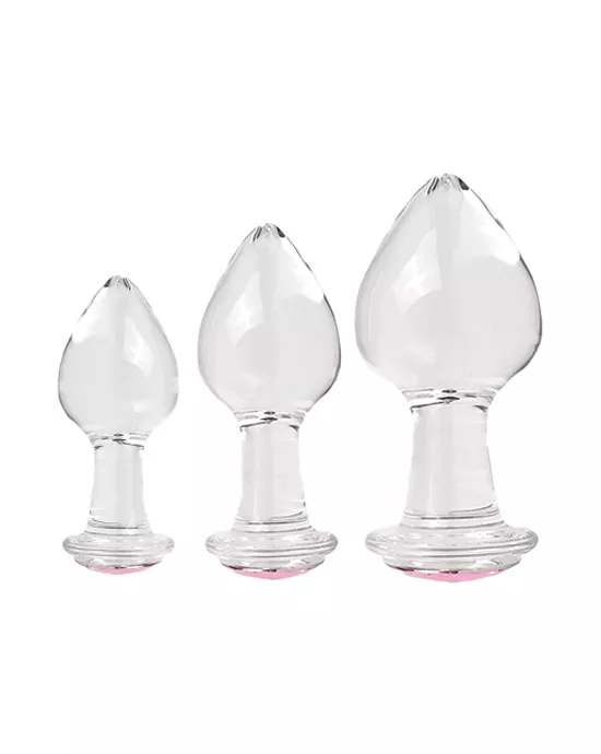 Juicy Jewel Butt Plug Set