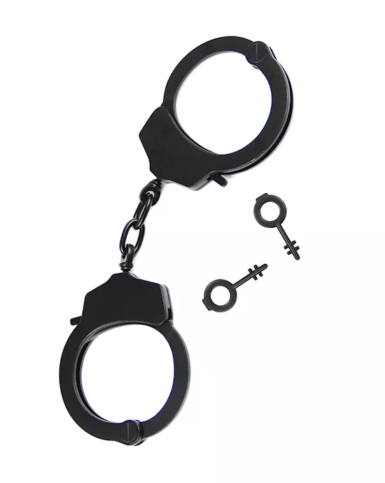 Black Metal Handcuffs
