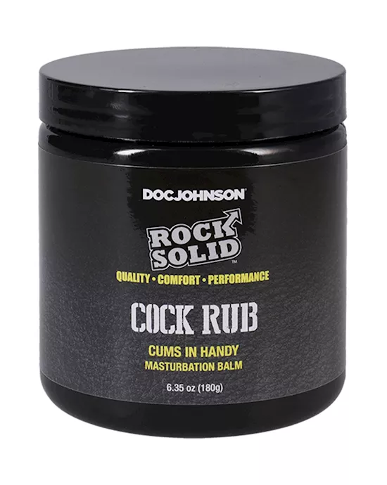 Rock Solid Cock Rub Masturbation Balm