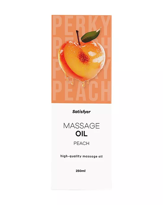 Satisfyer Massage Oil Peach 250ml