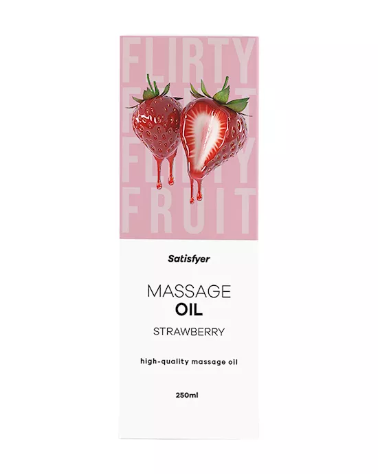 Satisfyer Massage Oil Strawberry 250ml