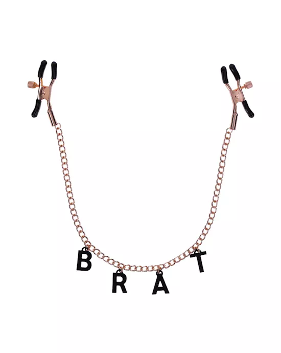 Brat Charmed Nipple Clamps