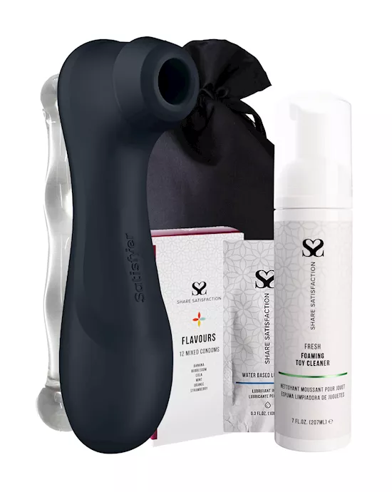 FREE Satisfyer Pro 2 Generation 3 - Essentials Bundle