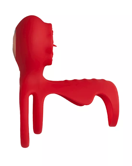 Amore Blush App-controlled Licking Cock Ring