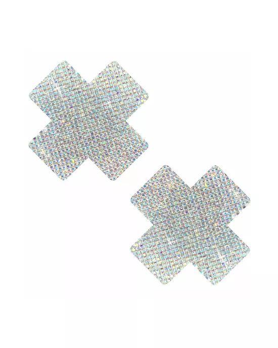 Razzle Dazzle Crystal Jewel Sparkle X Factor Nipple Cover Pasties