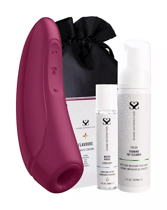 Satisfyer Curvy 1   - Essentials Bundle