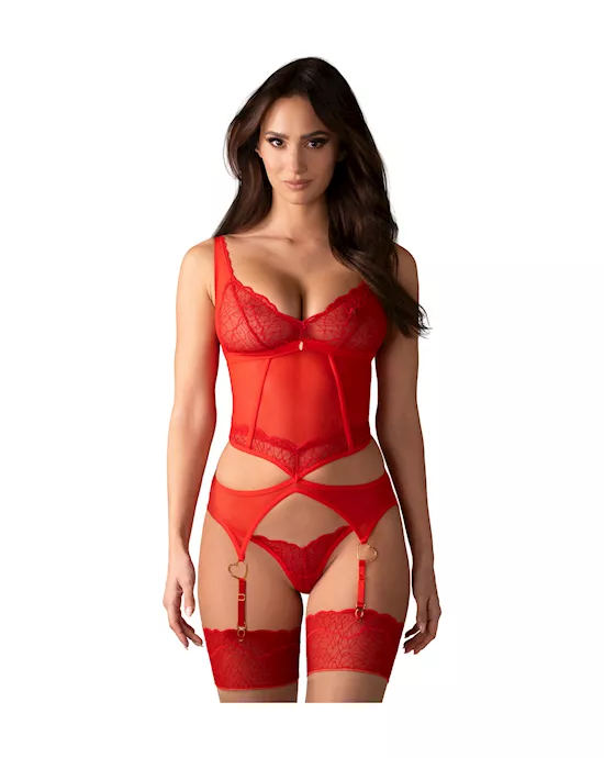 Cupide Desir Corset And Thong