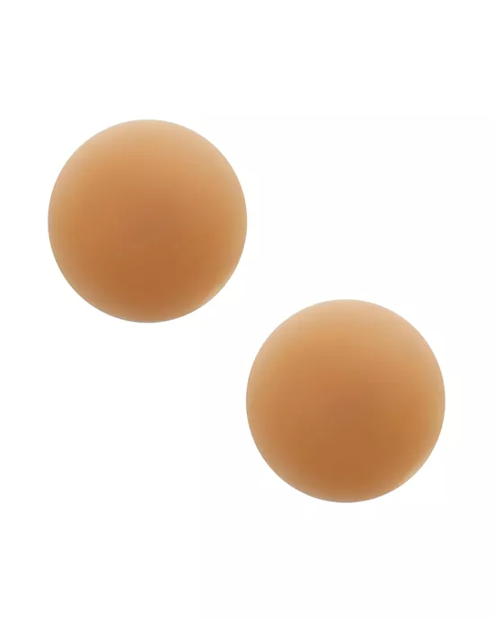 Mocha Yummy Skin Invisible And Reusable Silicone Nipple Cover Pasties
