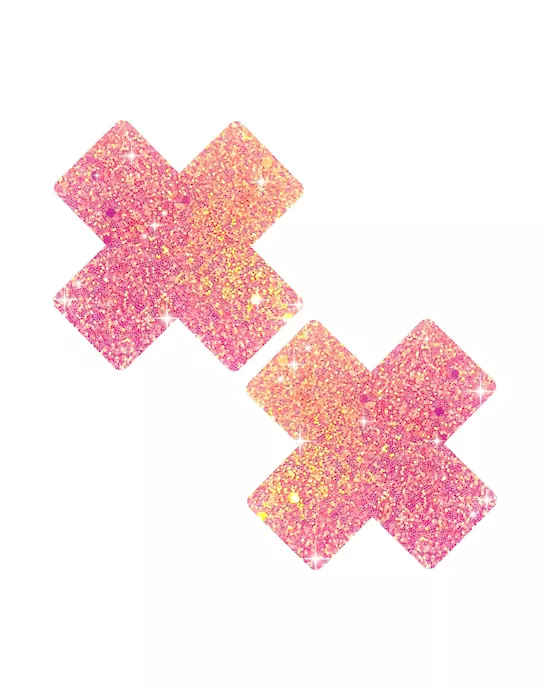 Super Sparkle Sun Kissed Chunky Glitter X Factor Nipple Cover Pasties