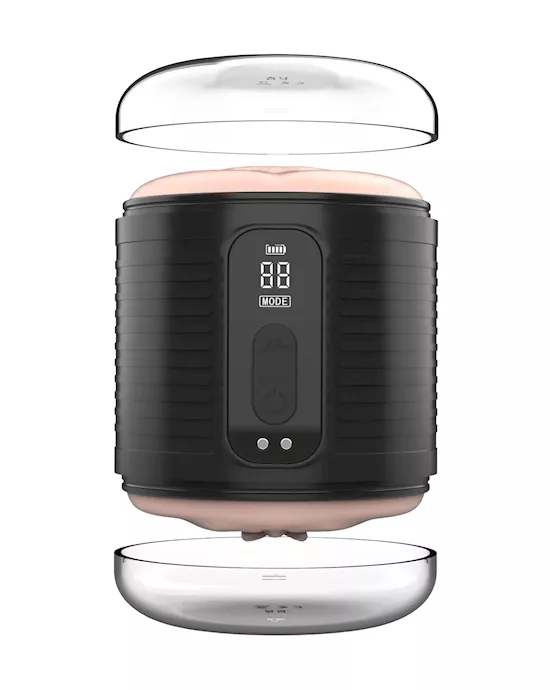 Leer Vibrating Double Sided Masturbator