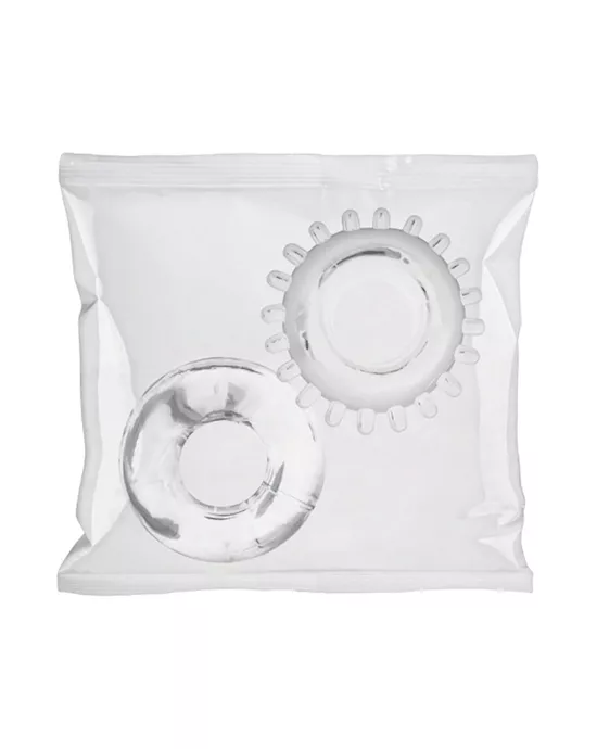 Rock Solid 2 Piece Cock Ring Set