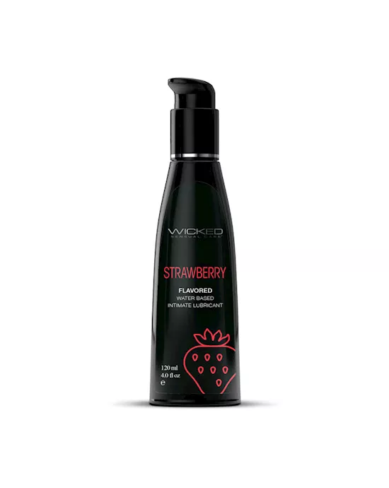 Wicked Aqua Strawberry Lubricant 120ml