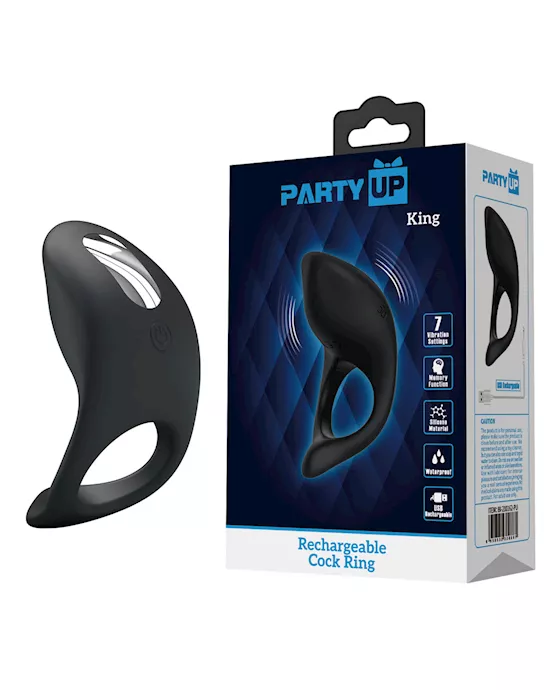 Party Up King Vibrating Cock Ring