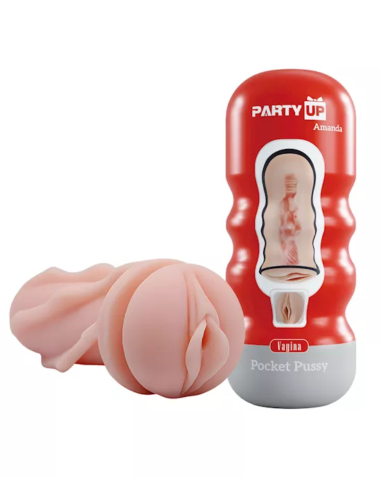 Party Up Amanda Pocket Pussy Vagina Stroker