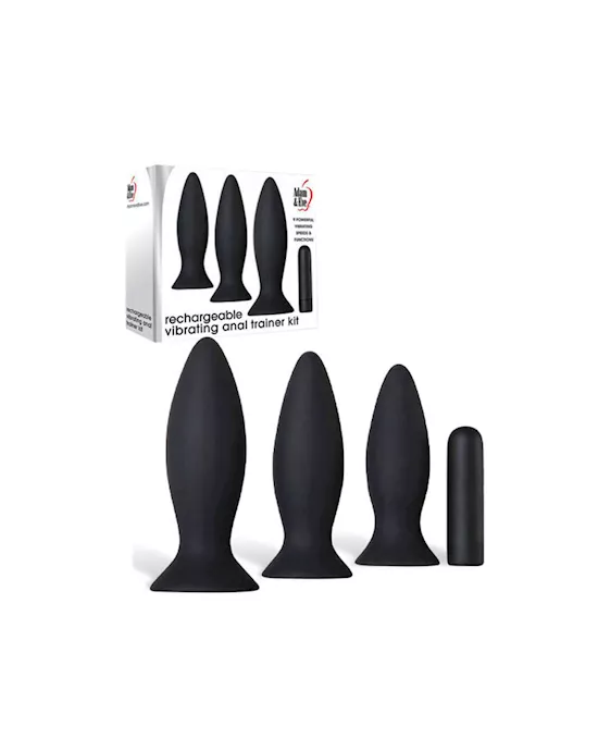 Adam & Eve Rechargeable Vibrating Anal Trainer Kit