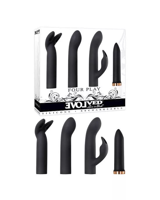 Evolved Four Play Bullet Vibe With 3 Sleeves