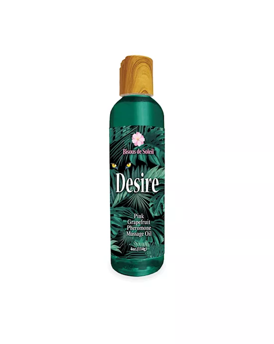 Desire Pink Grapefruit Scented Pheromone Massage Oil 118ml