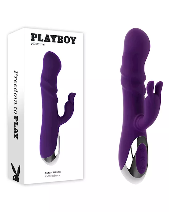 Playboy Pleasure Bunny Punch Twirling Rabbit Vibrator