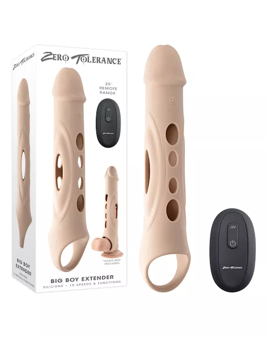 Zero Tolerance Big Boy Extender Vibrating Penis Extension Sleeve