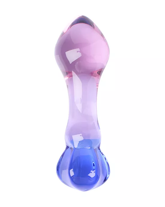 Lucent Crown Gem Glass Butt Plug