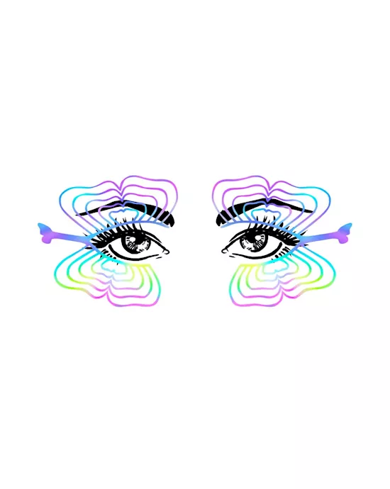 Lumi Butterfly Wings Holographic Face Sticker