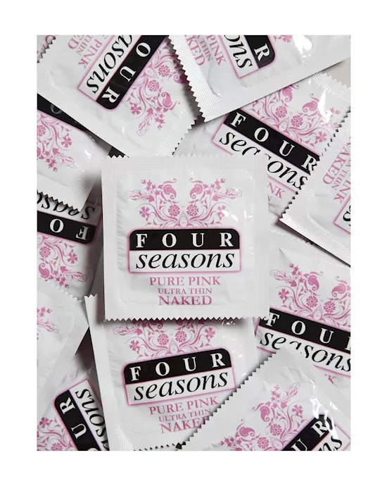 Four Seasons Naked Pink Condoms - Single