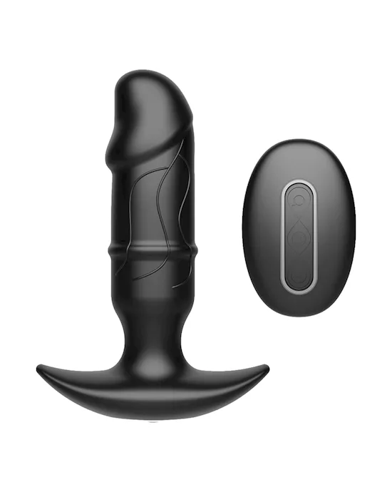 Phallic Vibrating Anal Plug
