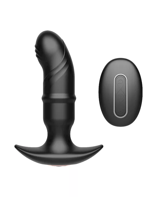 Curved Vibrating Anal Plug