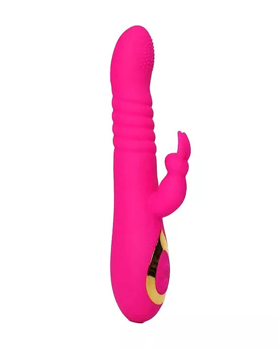 Ridged Silicone Rabbit Vibrator