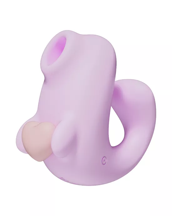 Loveheart Seal Suction Vibrator