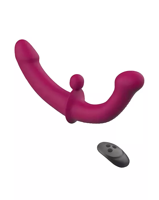 Duet Strapless Strap On With Remote Control