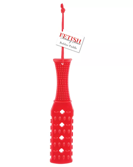 Fetish Fantasy Series Rubber Paddle Red