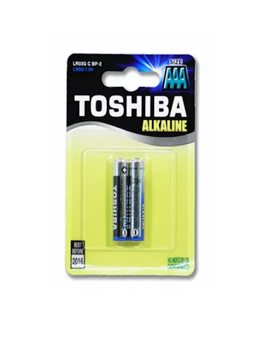 Toshiba Alkaline AAA 2pk