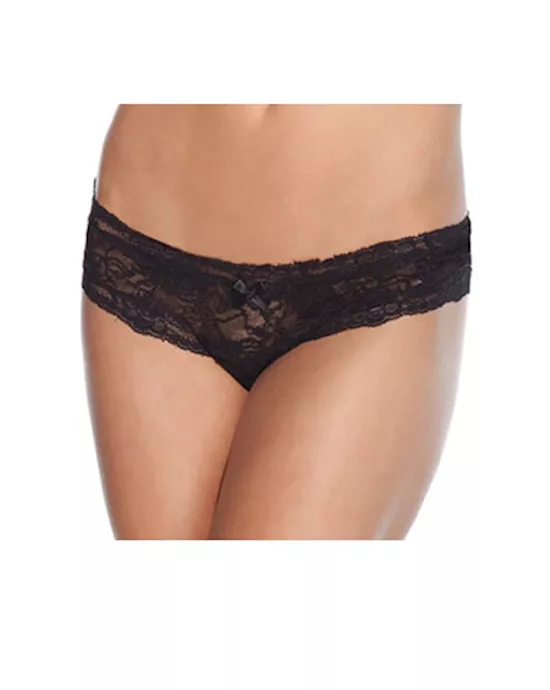 Lace Crotchless Panty