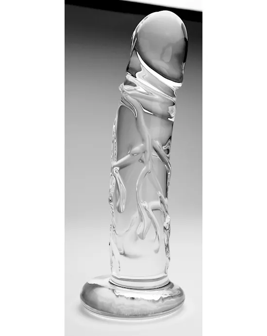 8 Realistic Glass Dildo Clear