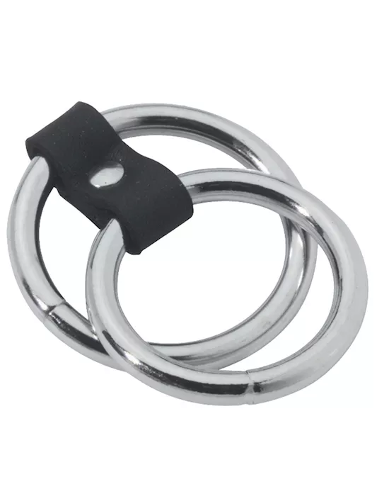 Dual Cock Ring Heavy Metal