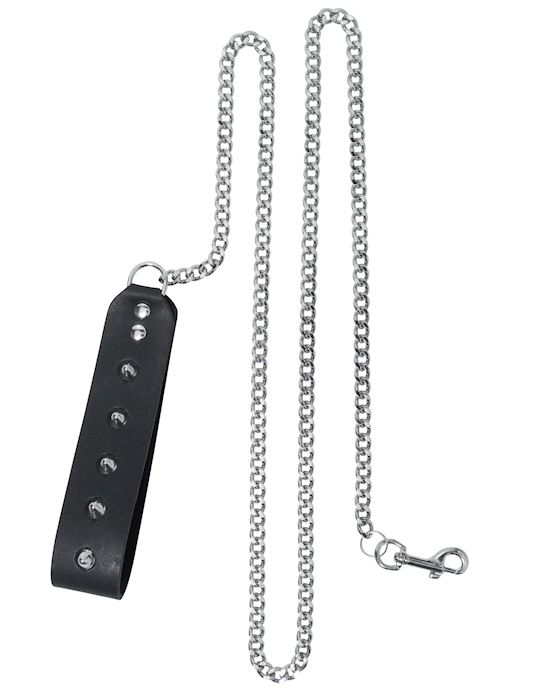 4 Chain Leash With Studs