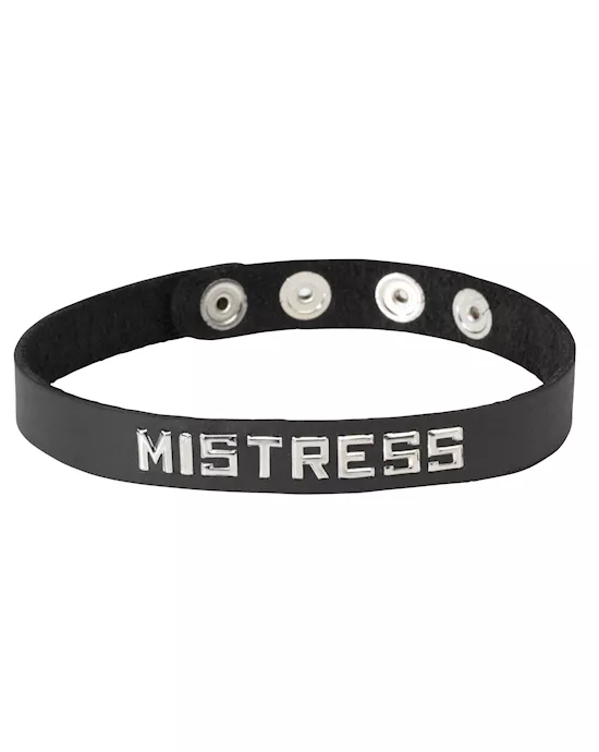 LEATHER COLLAR MISTRESS