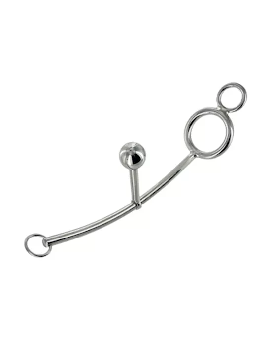 Cock Ring with Sliding Anal Plug