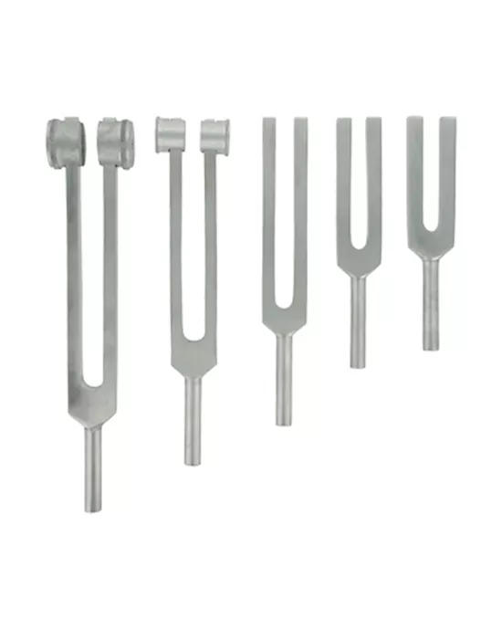 5 Piece Aluminum Tuning Fork Set
