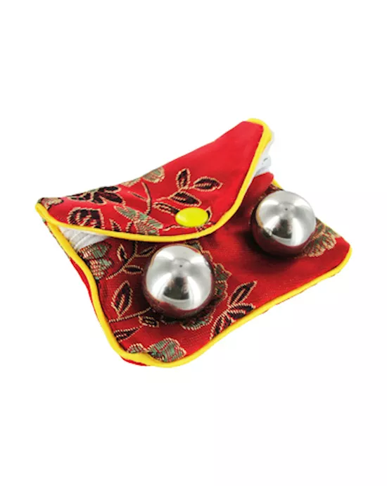 Stainless Steel Benwa Kegel Balls with Pouch