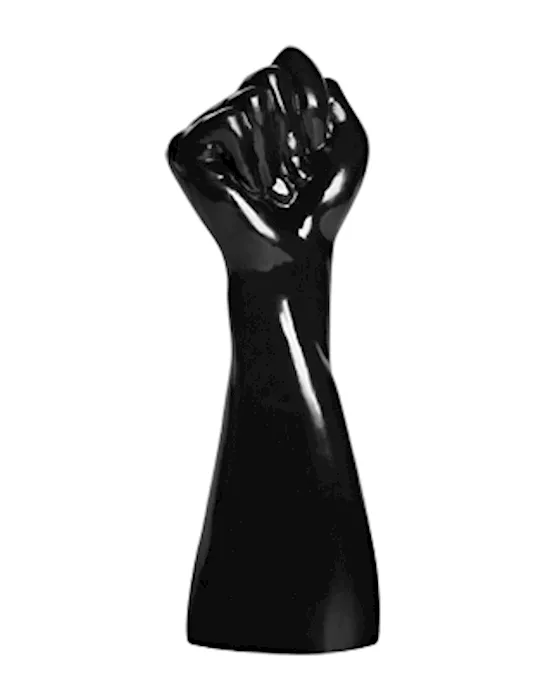 Rise Up Black PVC Fist